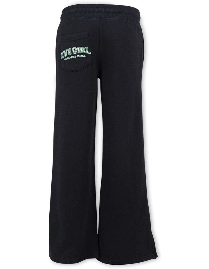 Academy Flare Track Pant - Black