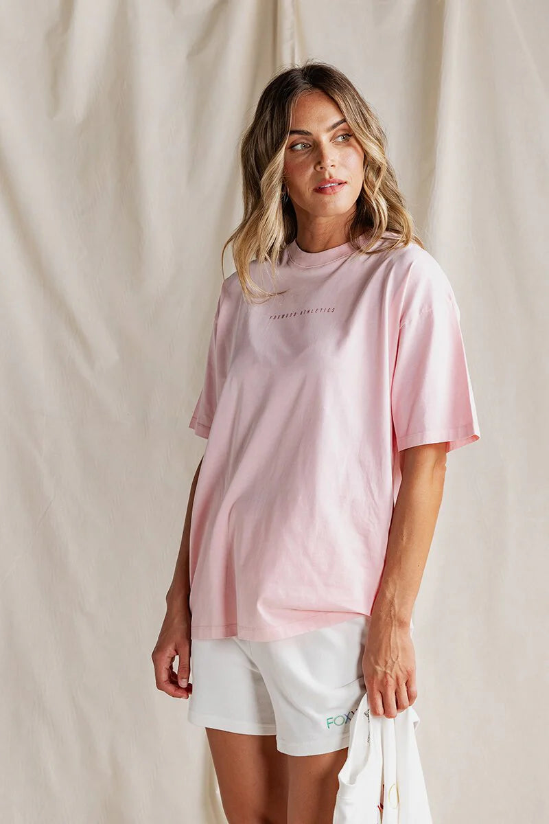 Captain Tee- Pale Pink