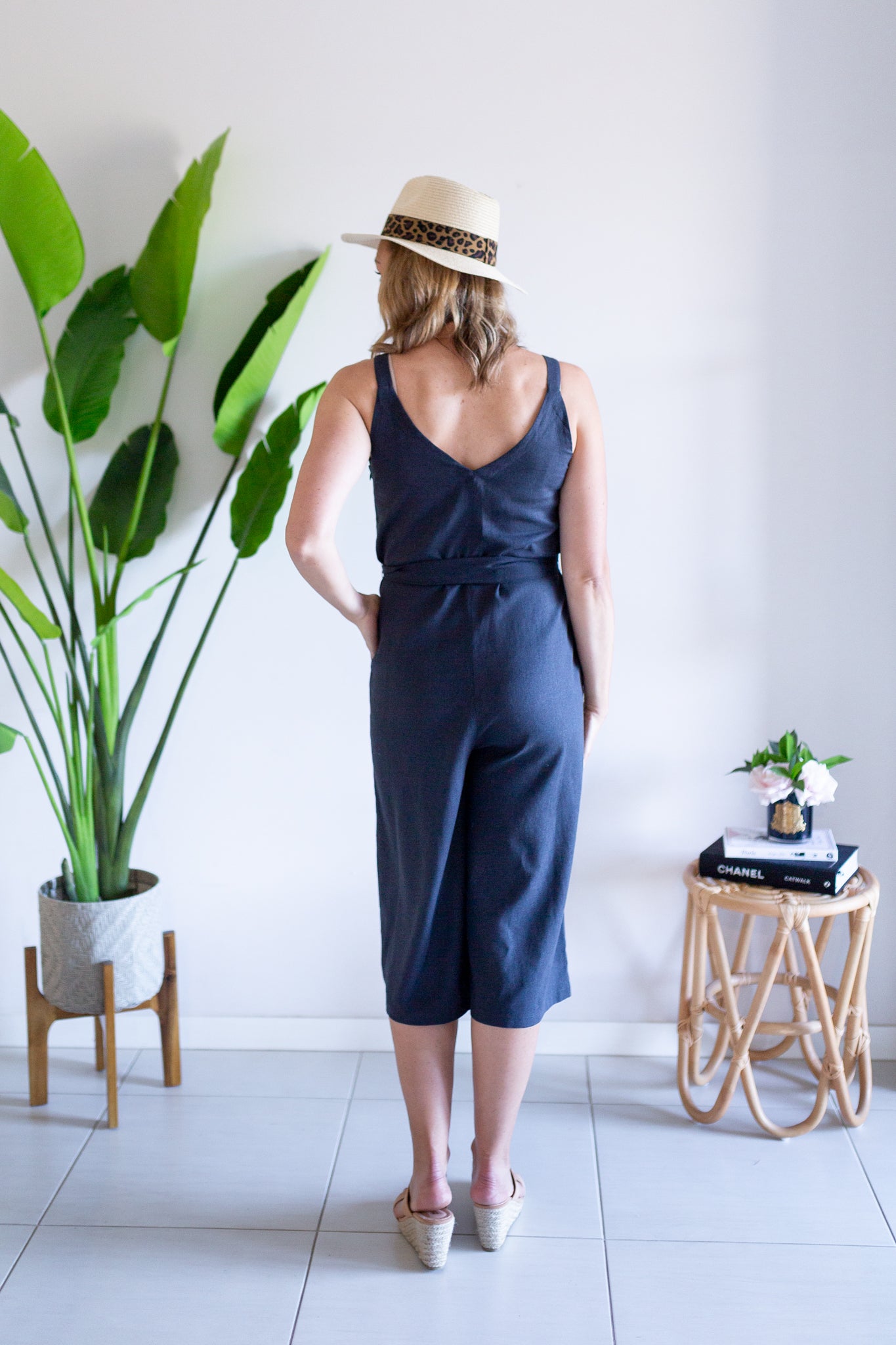 Hendrix Jumpsuit - Indi Navy Grey