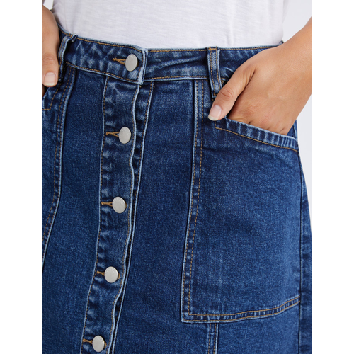Nolan Skirt Dark Blue