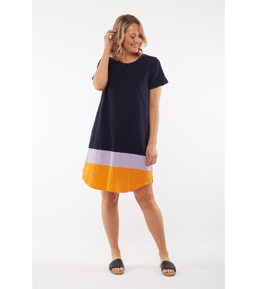 Echo tee Dress- Navy