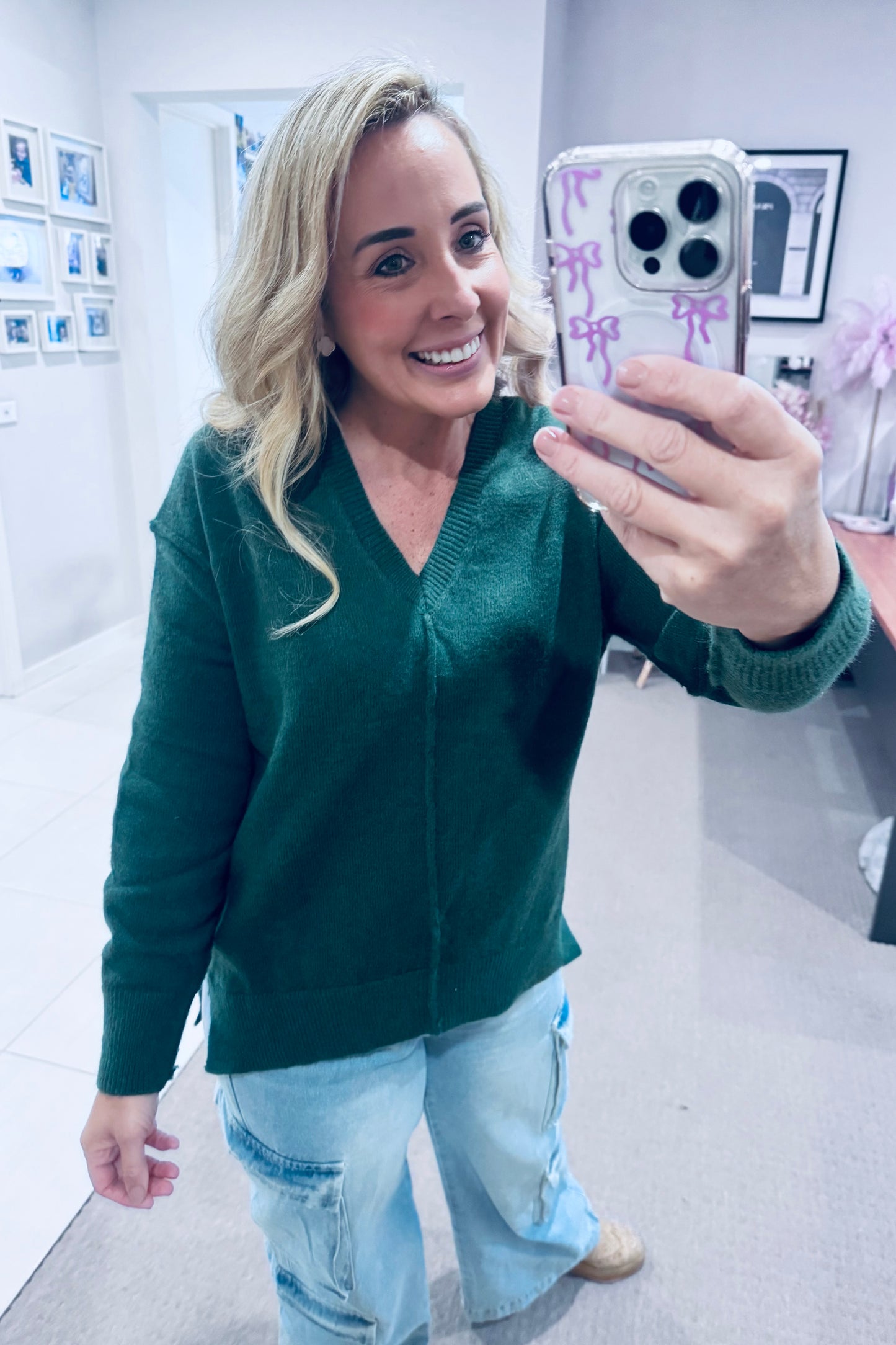 Gretel Woolblend Knit- Green
