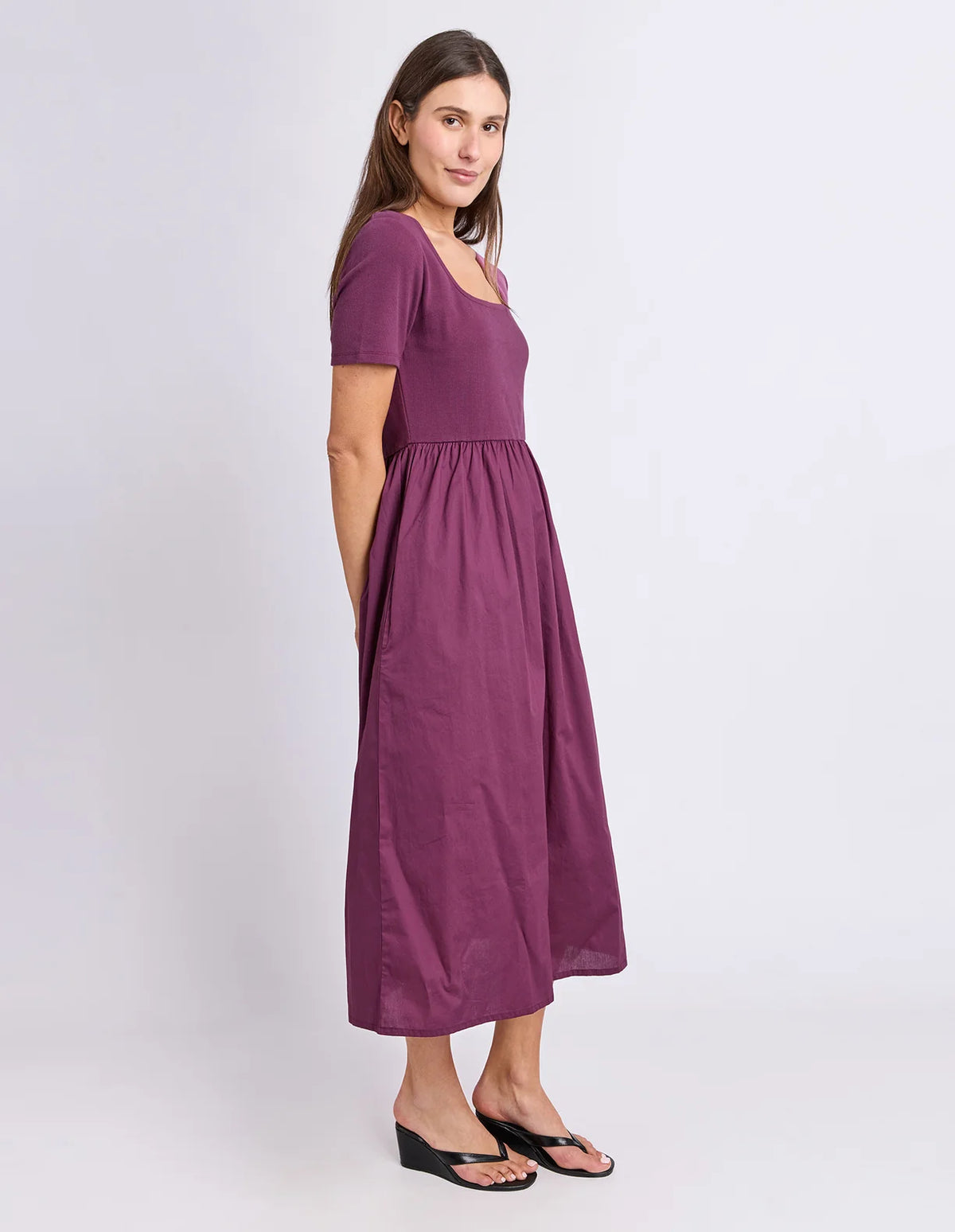 Ella Dress- Plum