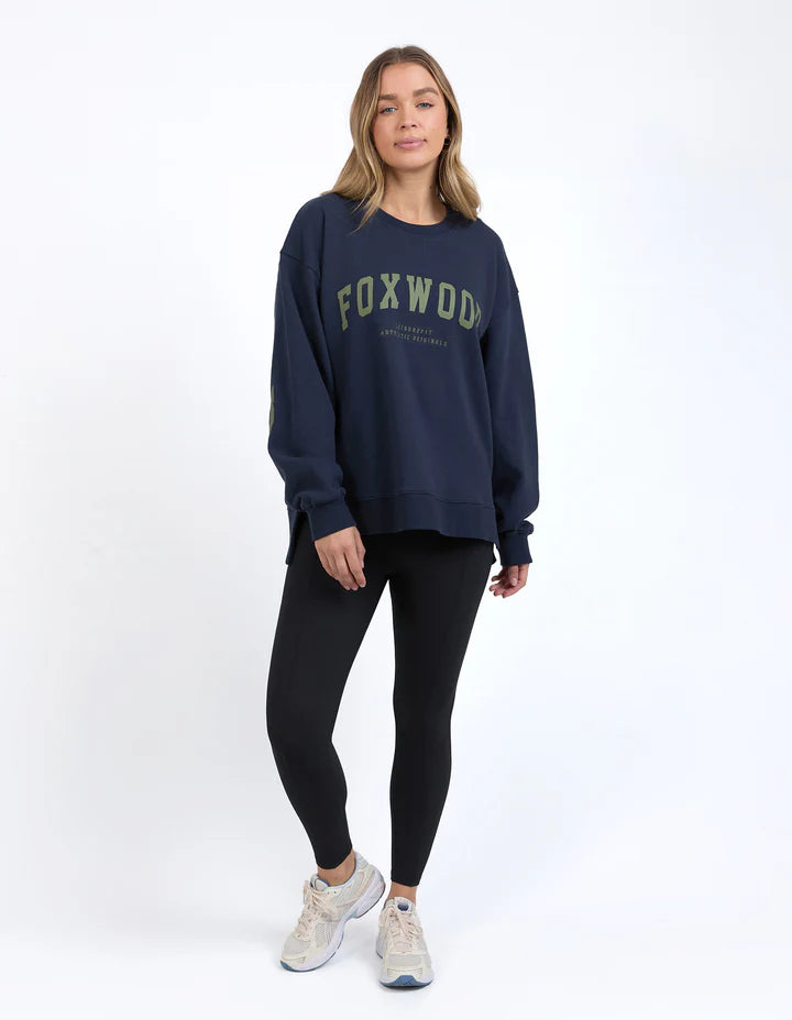 Interval Crew- Navy