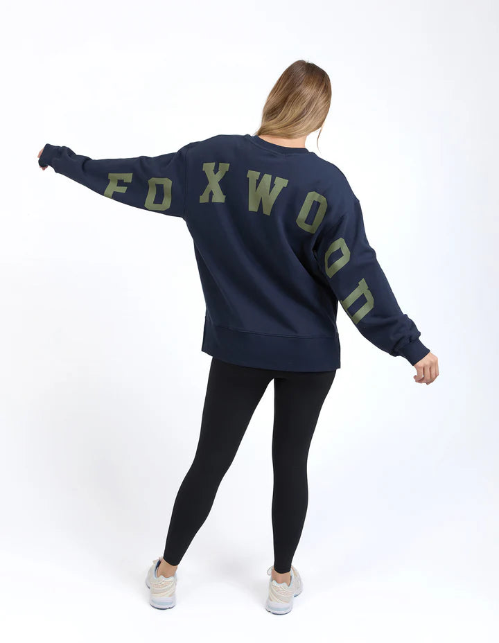 Interval Crew- Navy