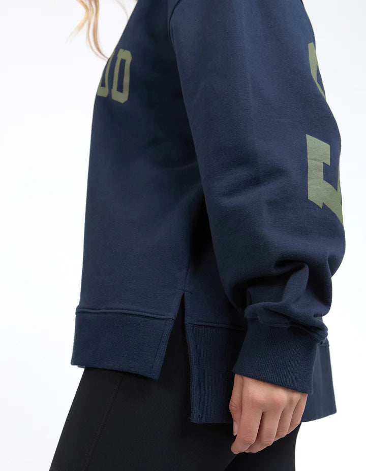 Interval Crew- Navy