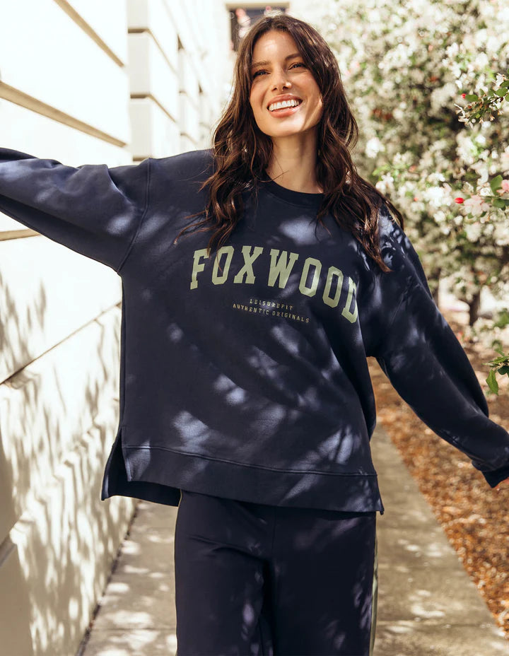 Interval Crew- Navy