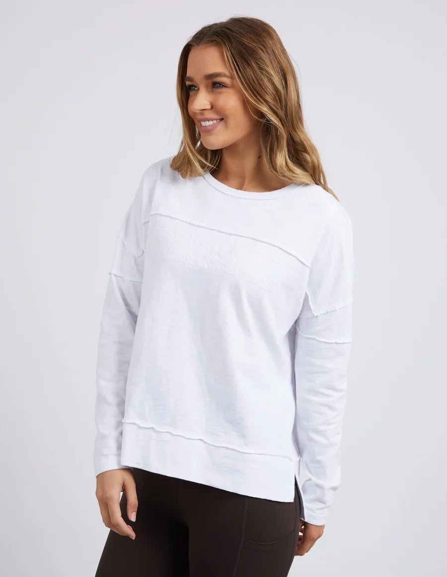 Foxwood Throw On Tee- White