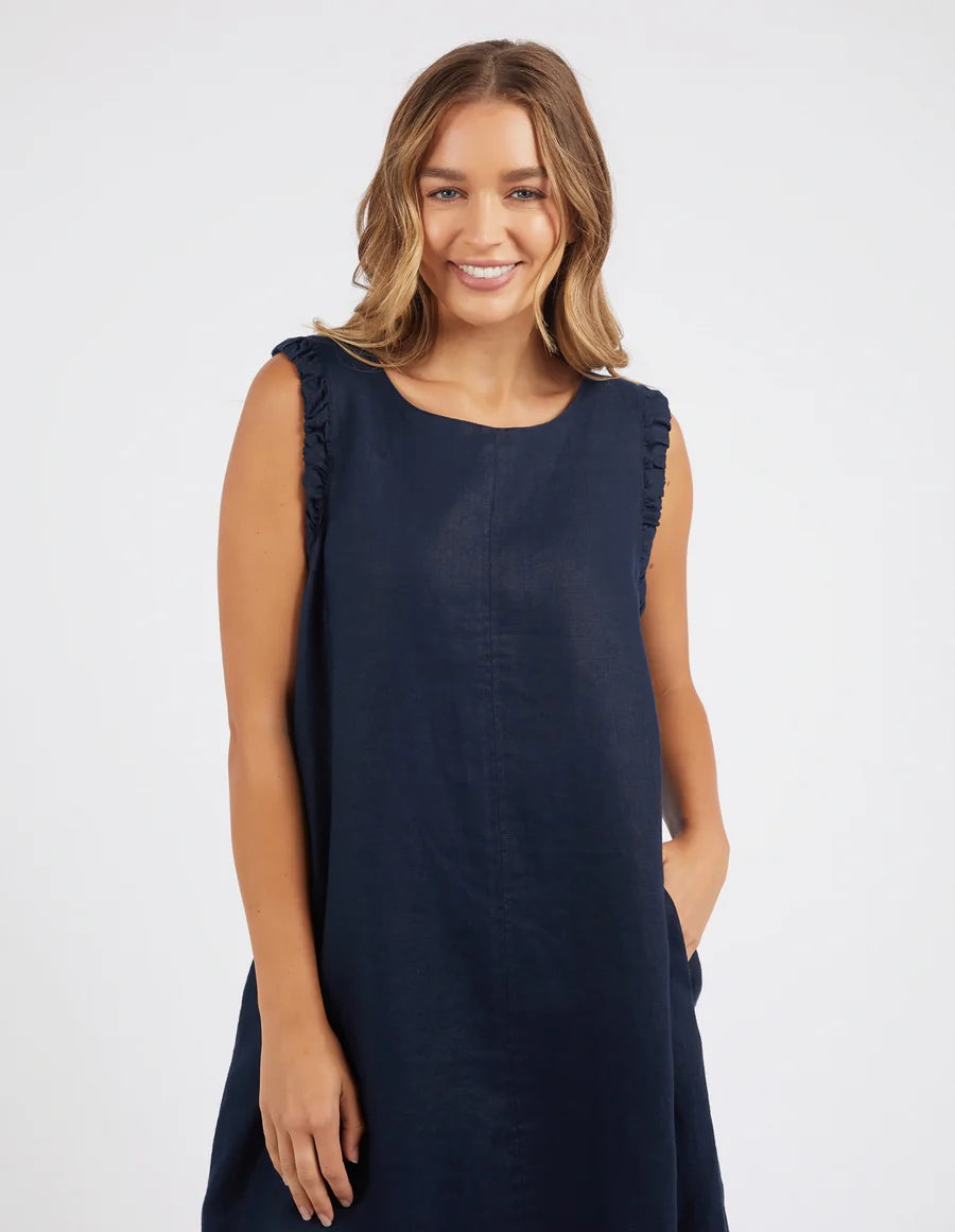 Bastia Dress- Navy