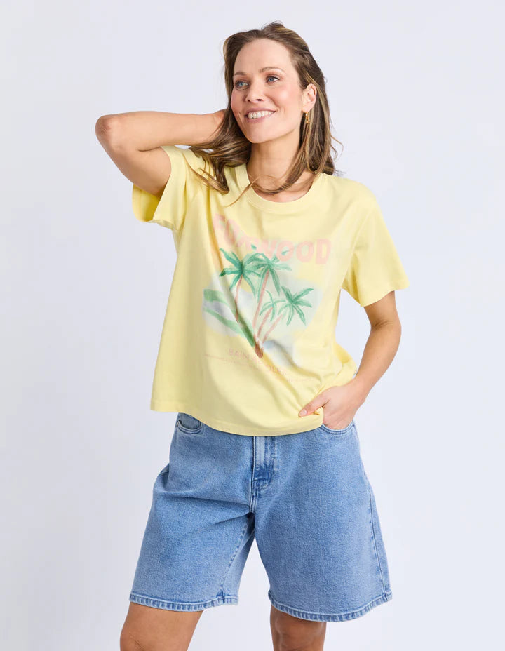 Sunny Days Tee- Lemon