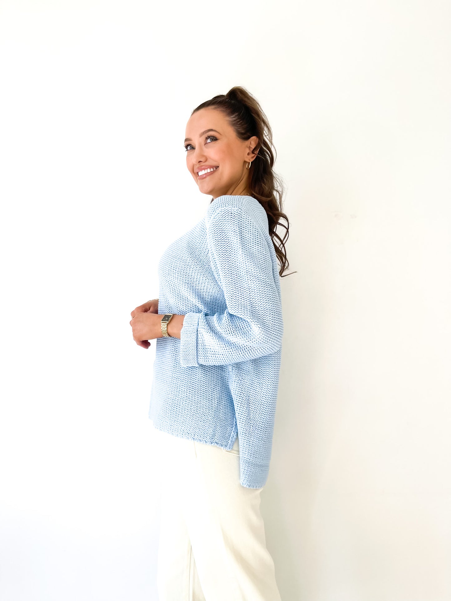 Cindy Knit - Baby Blue