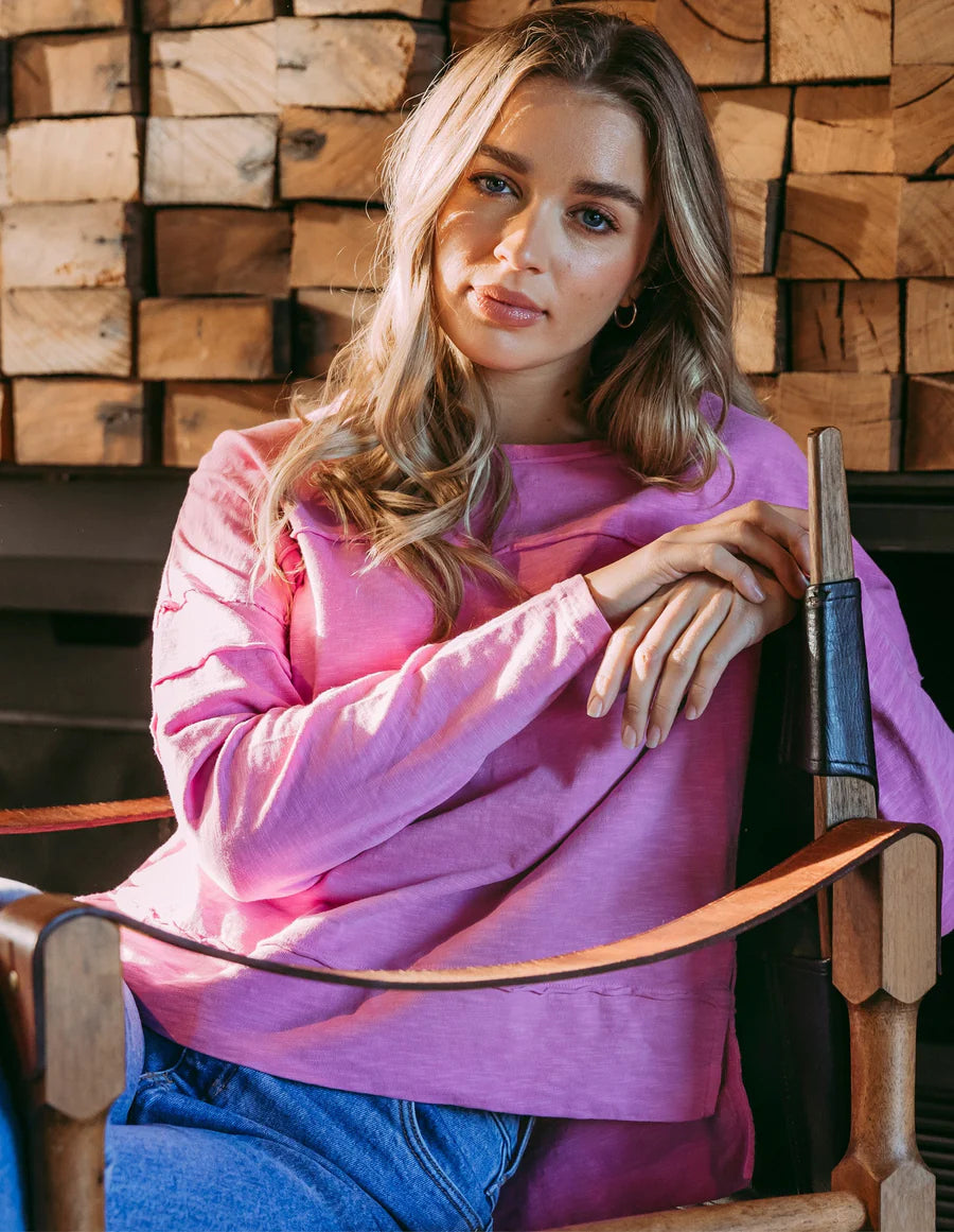 Jayne Throw On- Fuchsia
