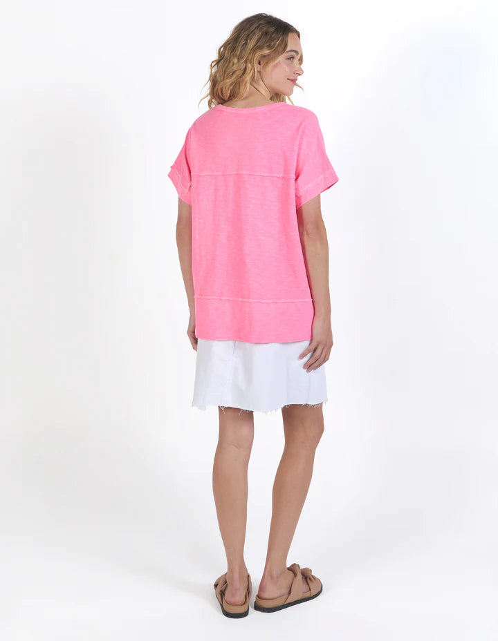 Allison Tee- Neon Rose