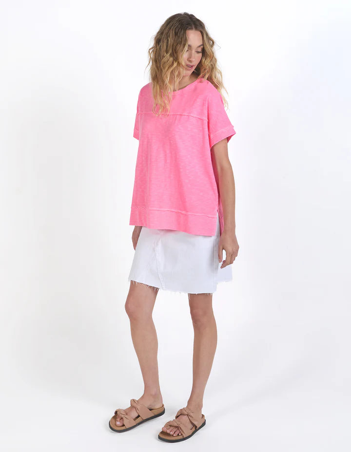 Allison Tee- Neon Rose
