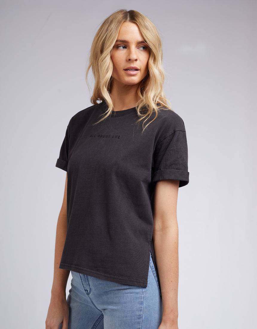 Washed Tee - Washed Black
