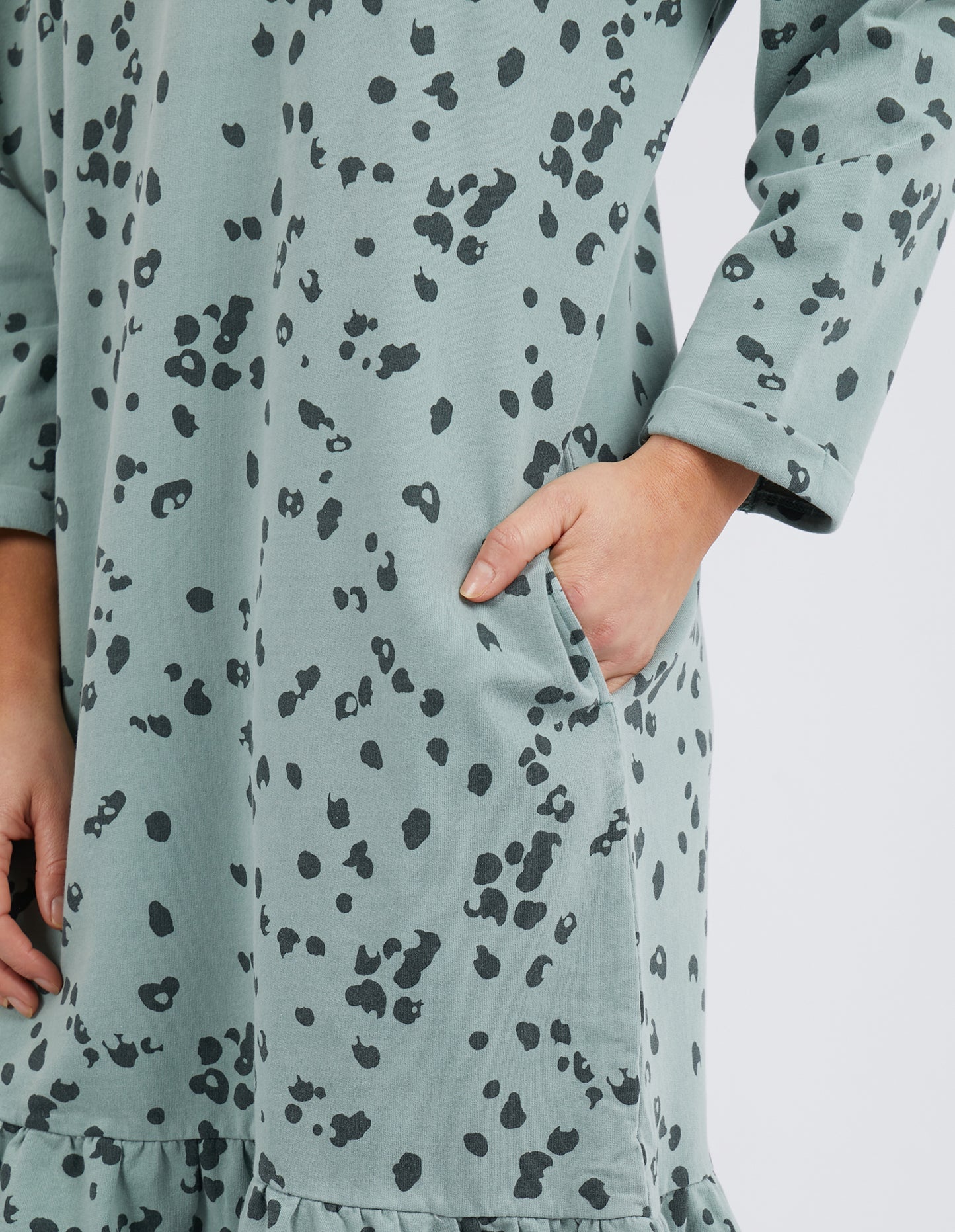 Wild Card Dress- Iceburg Green