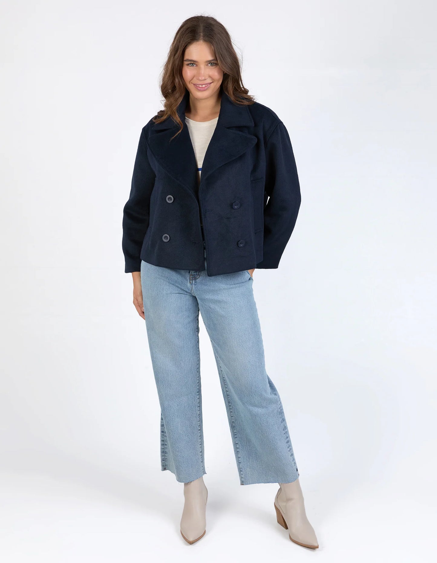 Harley Peacoat- Dark Sapphire