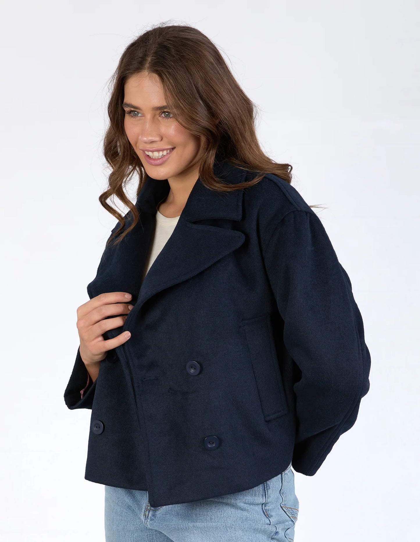 Harley Peacoat- Dark Sapphire
