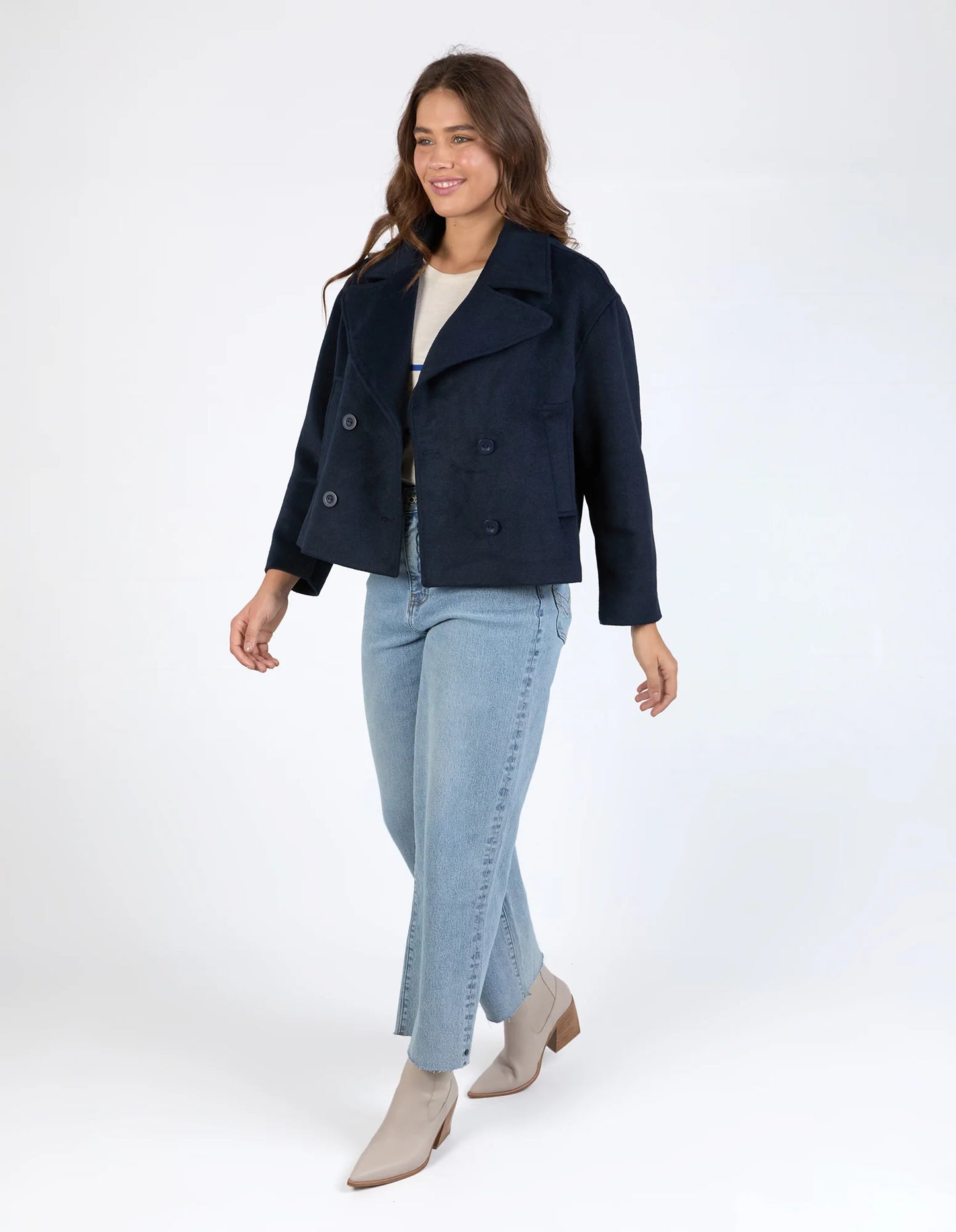 Harley Peacoat- Dark Sapphire