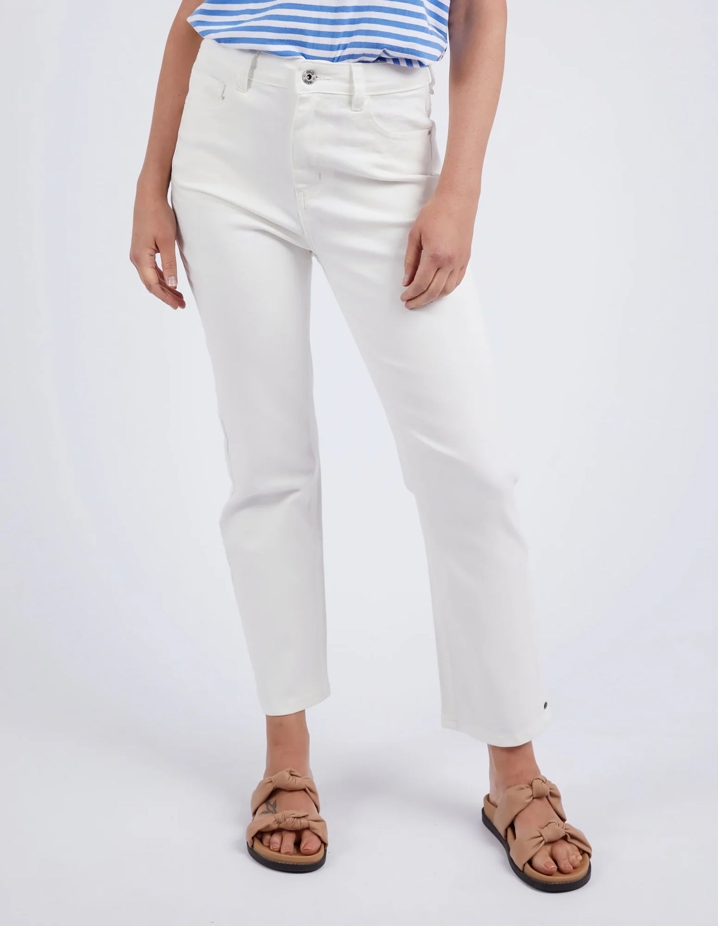 Ada Straight Leg- Vintage White