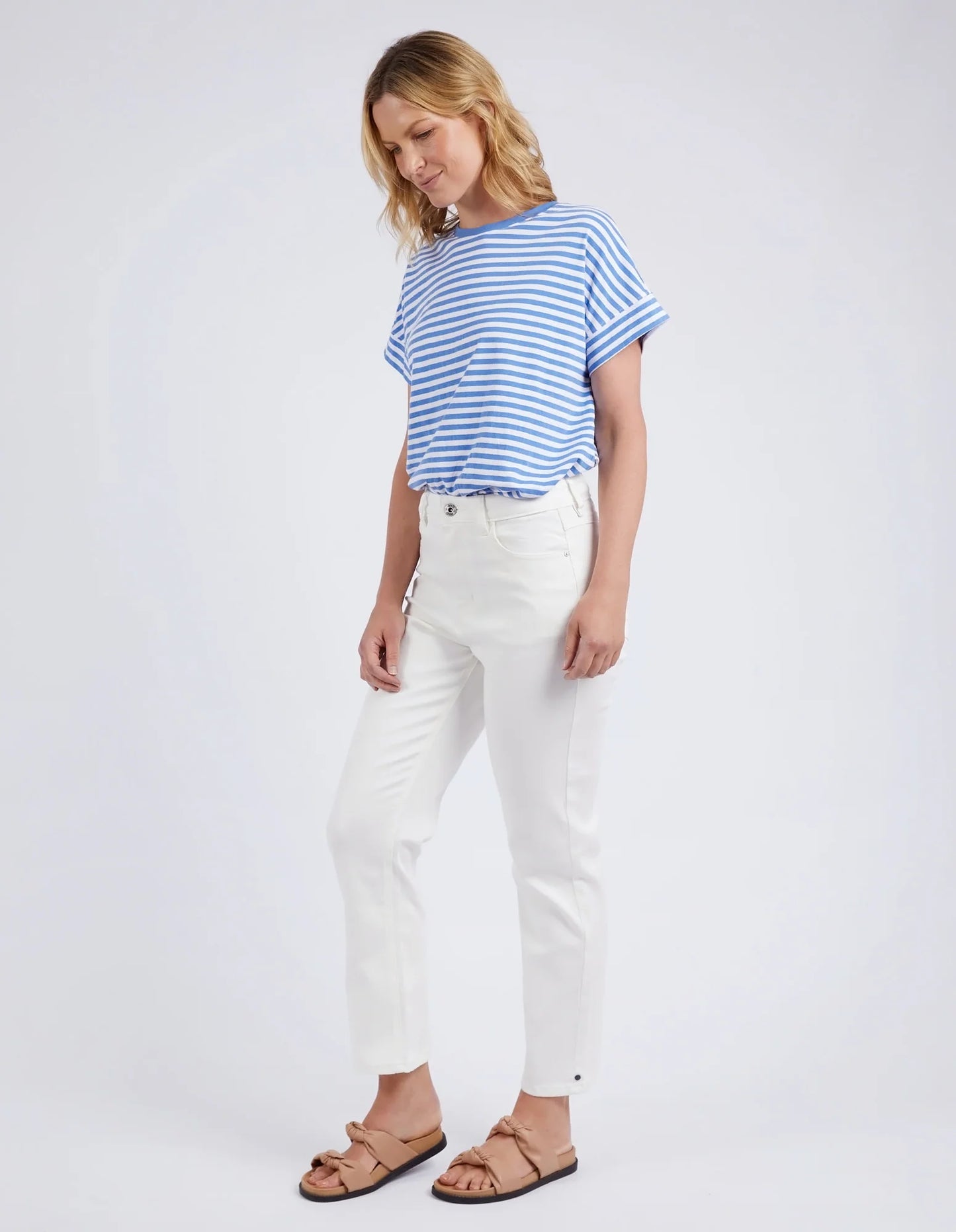 Ada Straight Leg- Vintage White