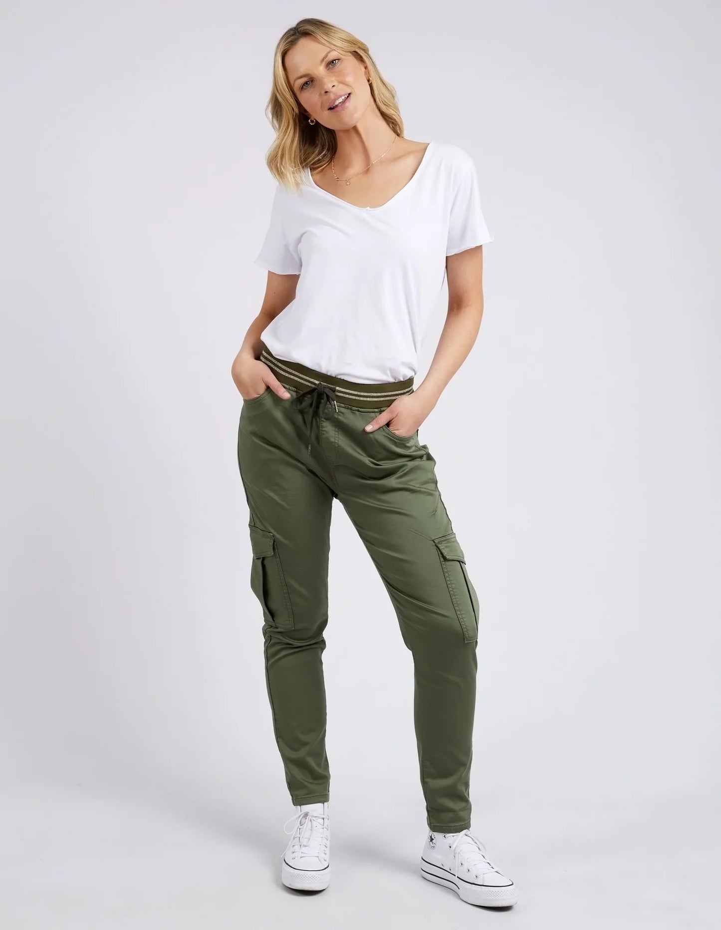 Margo Cargo Jogger - Four Leaf Clover