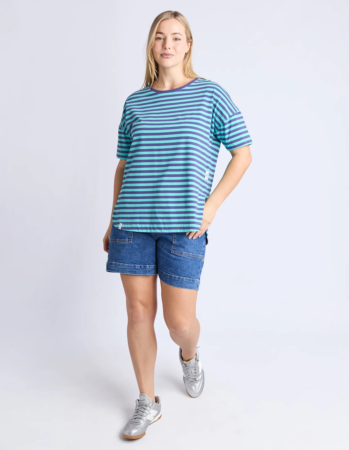 Lauren S/S Tee- Stripe
