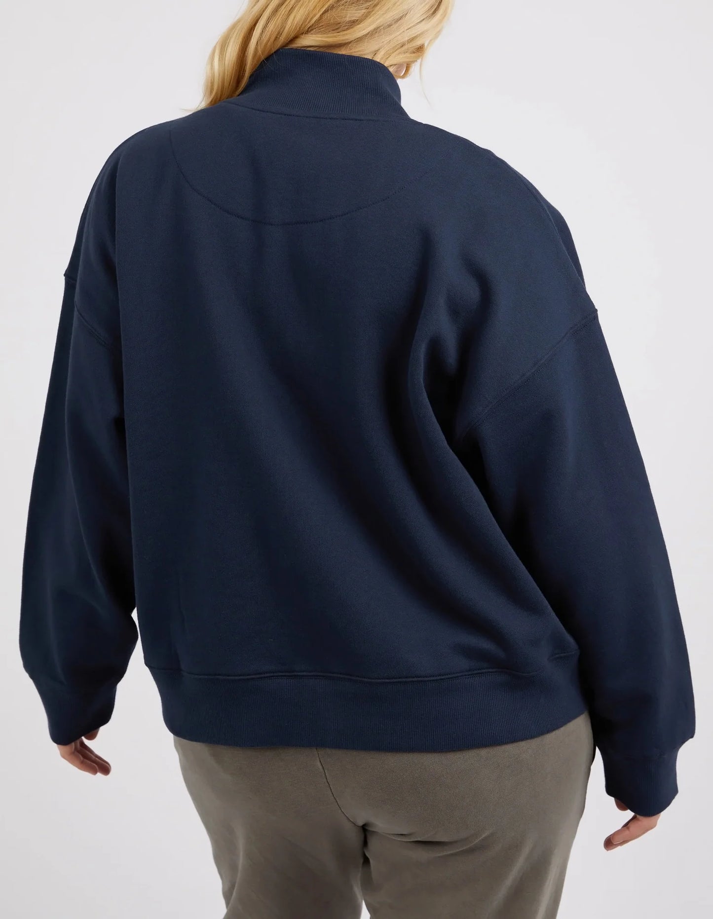 Kelcey Zip Thru - Navy