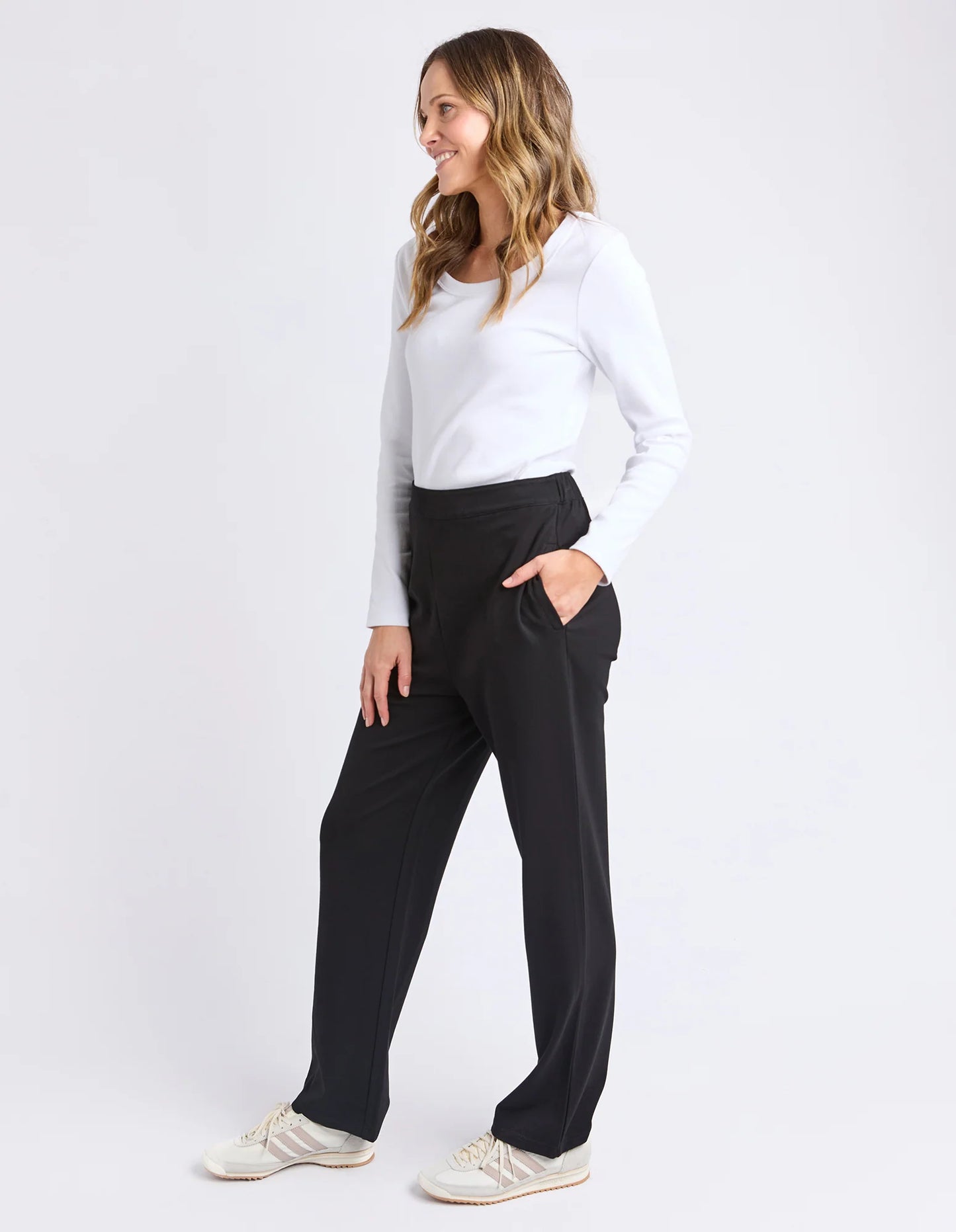 Lana Ponte Pant - Black