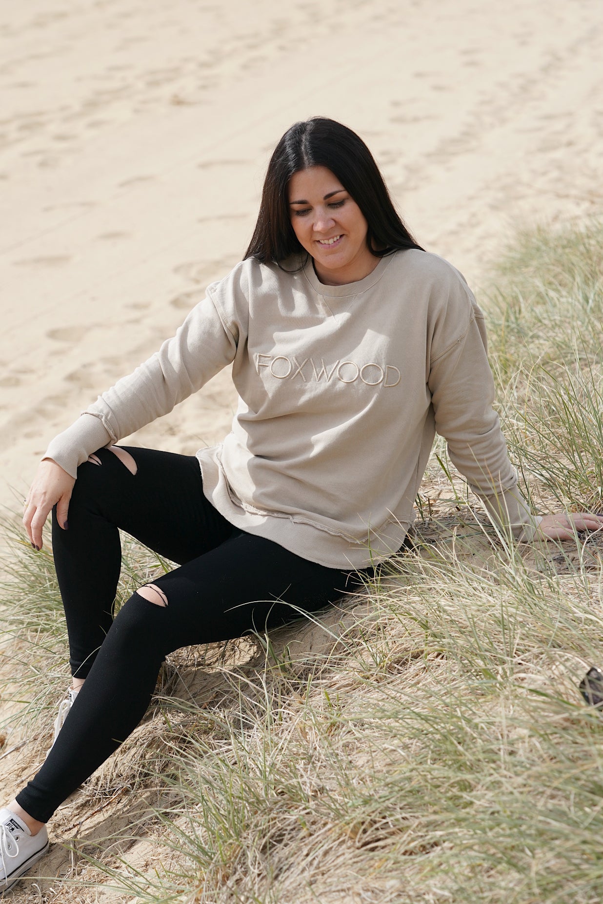 Simplified Crew- Beige Oatmeal