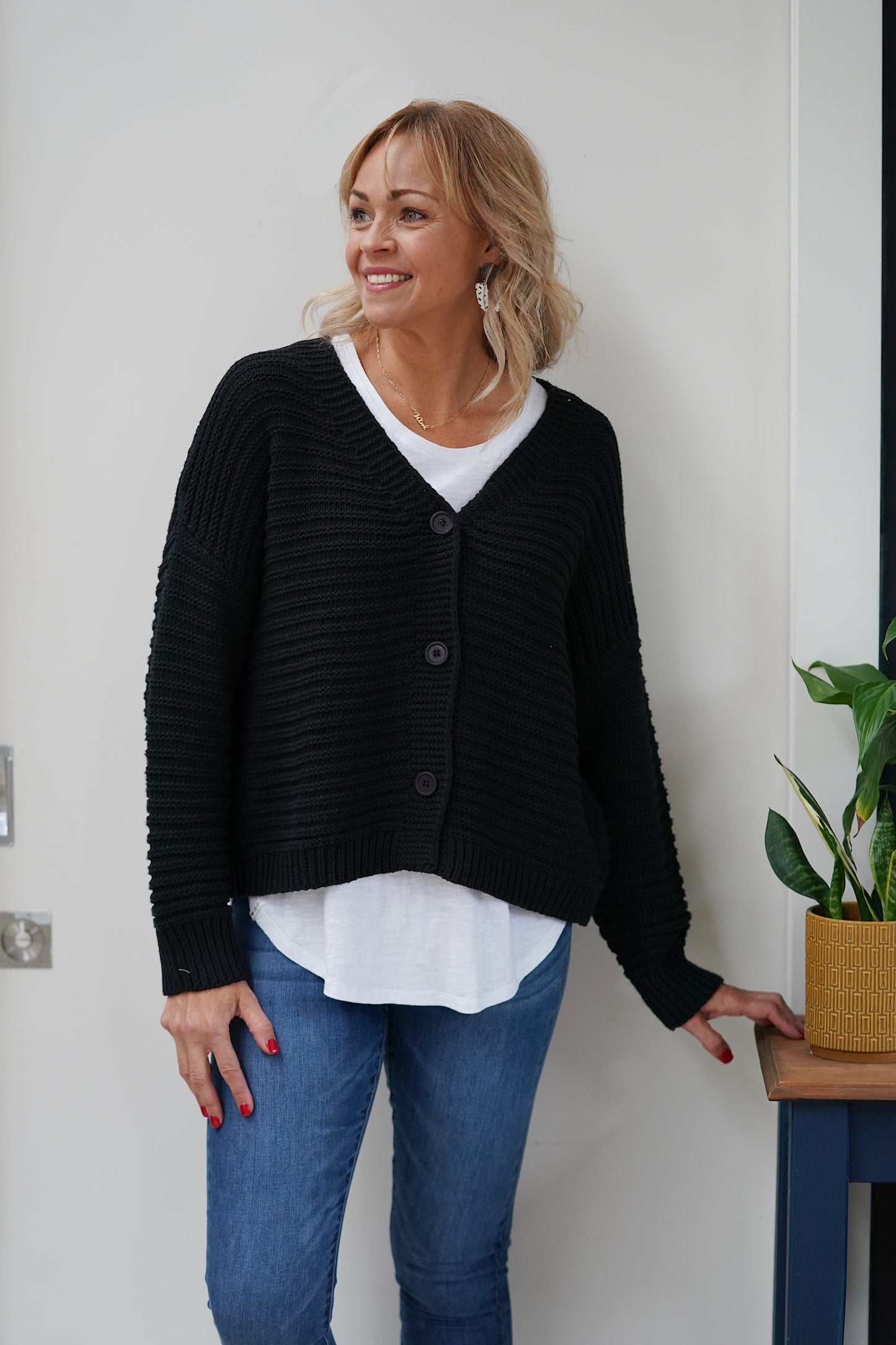 Classic Cardi- Black