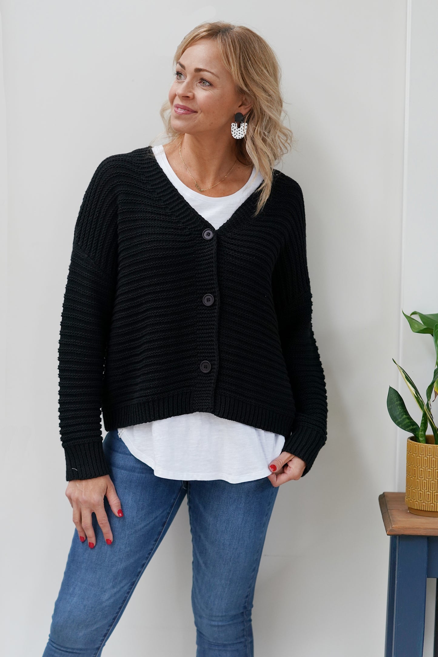 Classic Cardi- Black