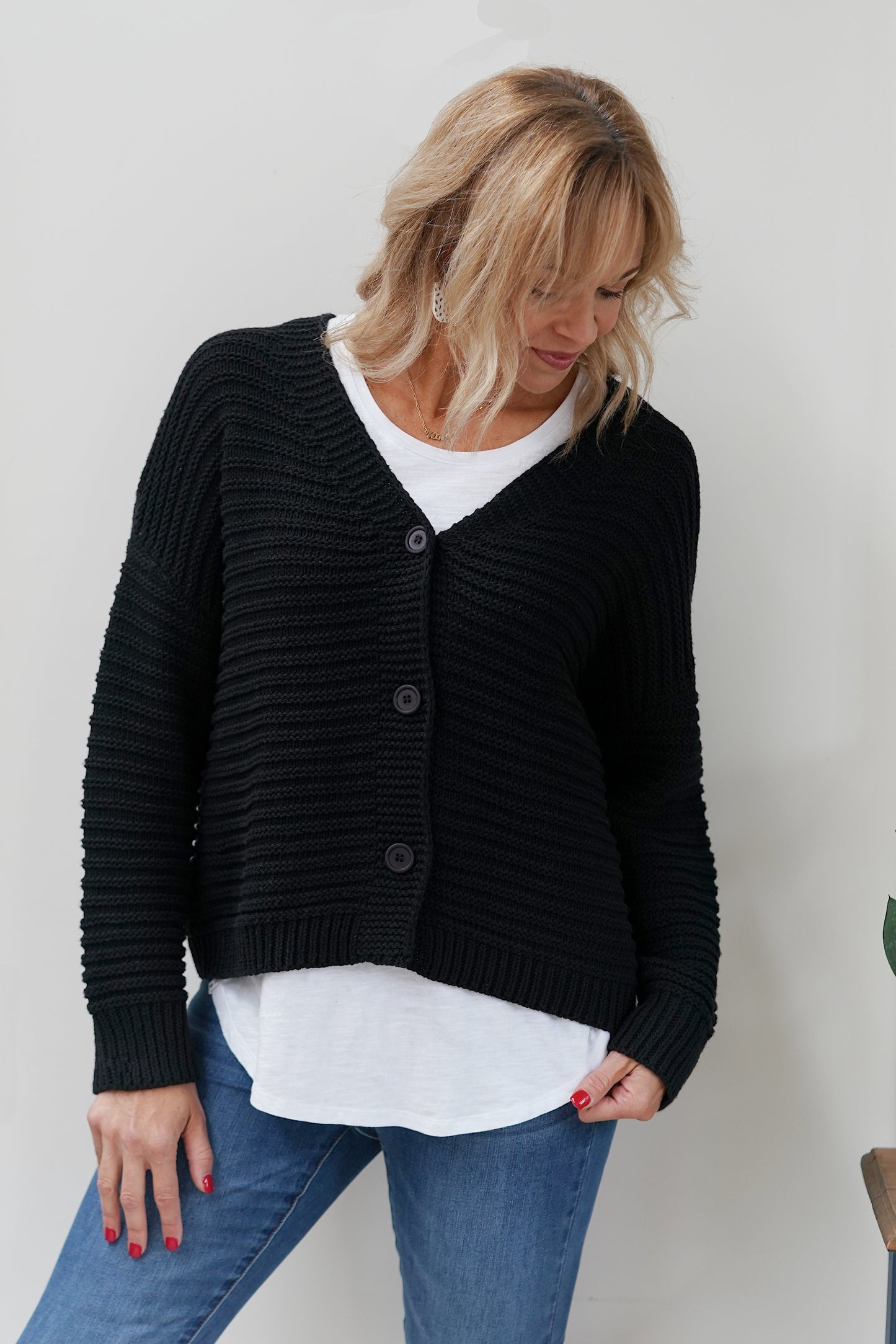 Classic Cardi- Black