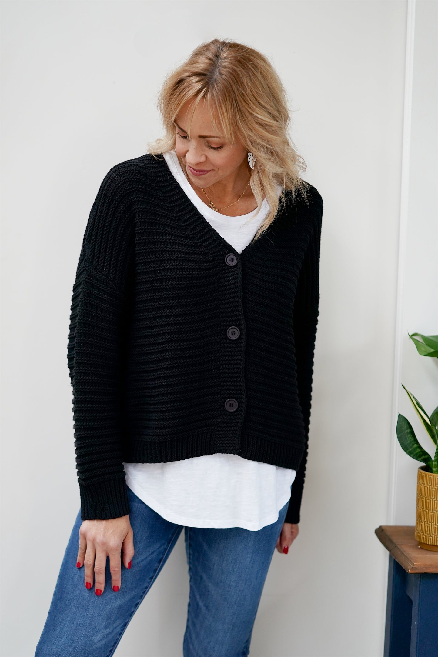 Classic Cardi- Black