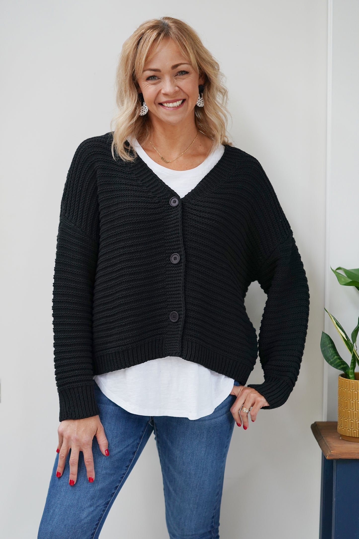Classic Cardi- Black