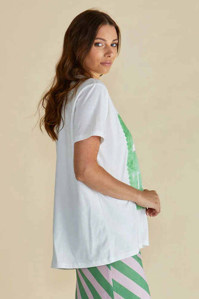 Ellia Crew Tee- Verao Print