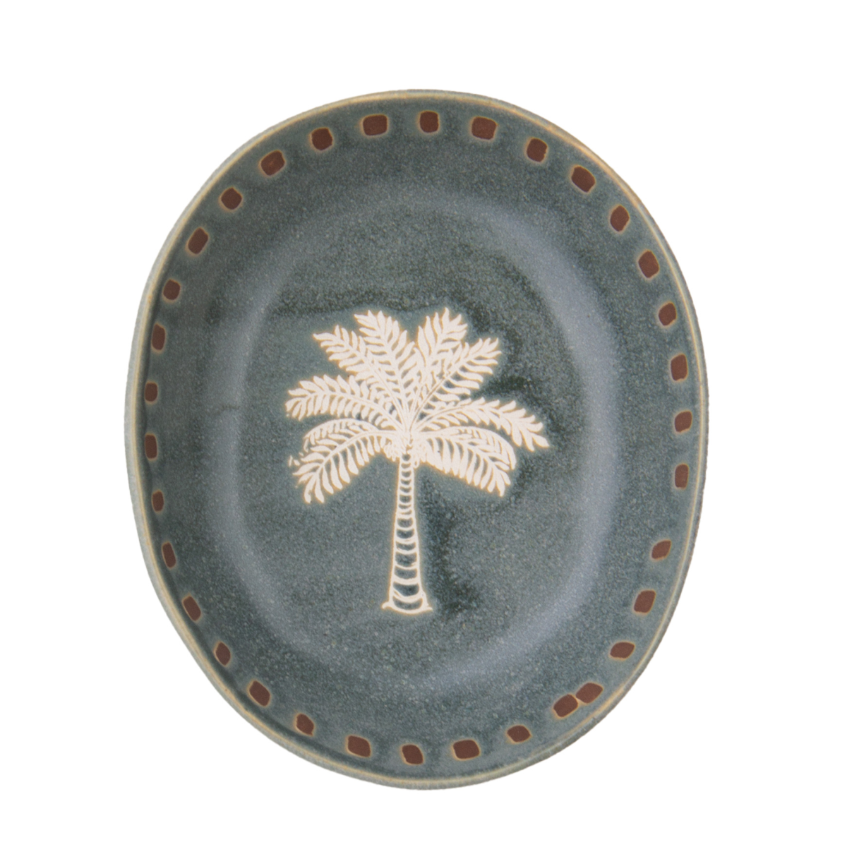 Trinket Bowl - Sage Palm