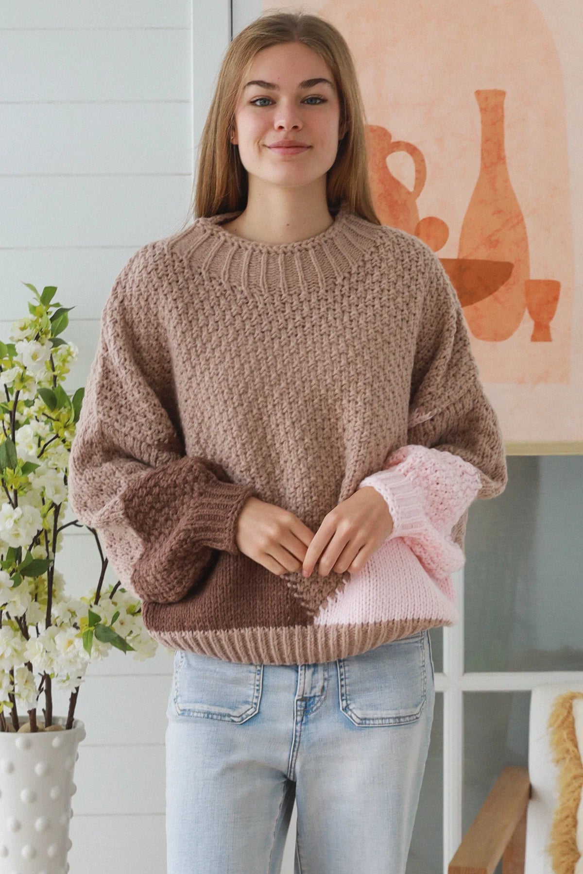 Cloud Knit Jumper- Mocha Taupe