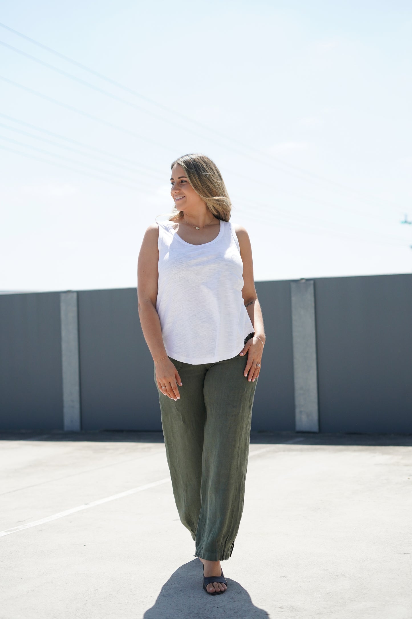 Jovie Tank- White