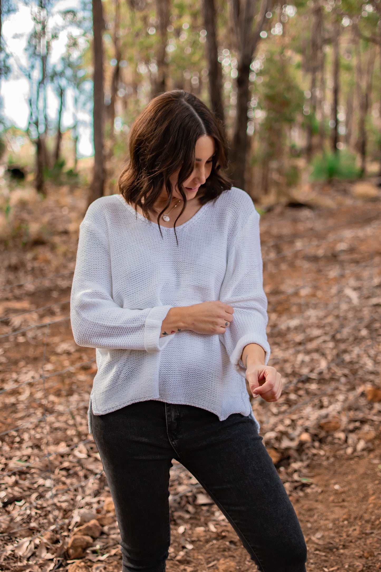 Cindy Knit - White