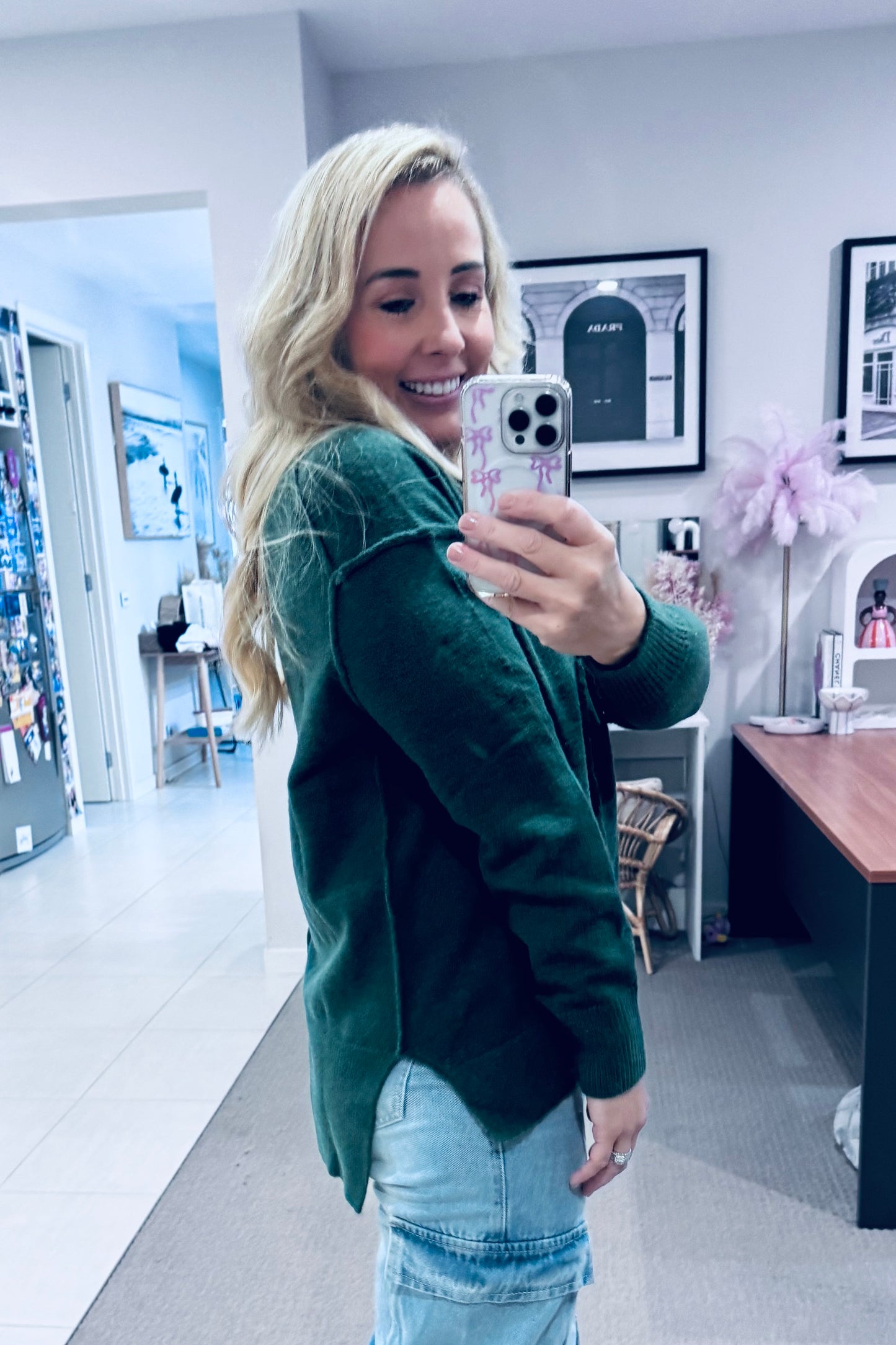 Gretel Woolblend Knit- Green