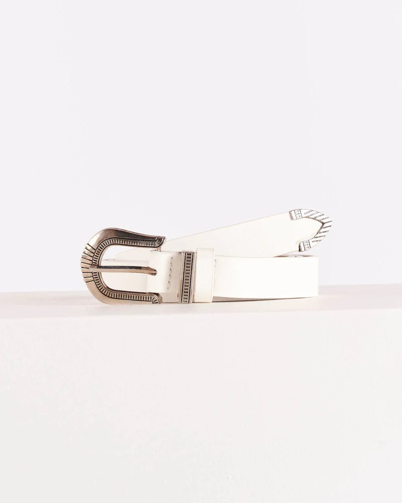Lena Belt - White