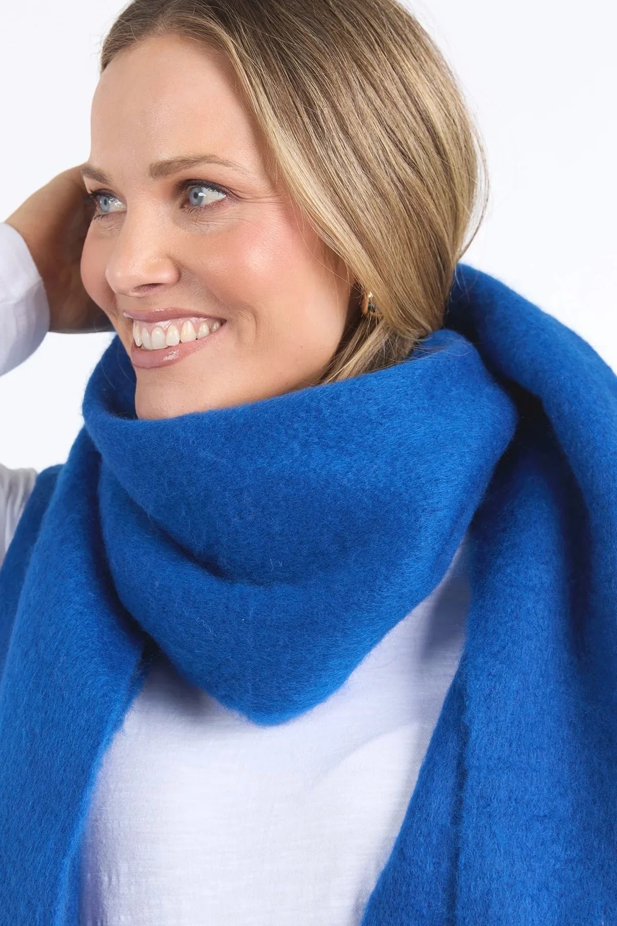 Elm Comfy Scarf- Deep Blue