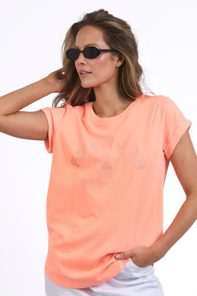 Effortless Tee - Neon Peach