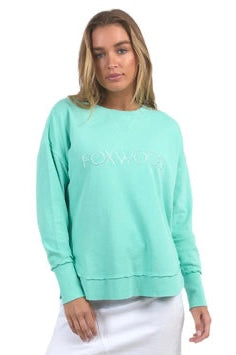 Simplified Crew- Neon Mint