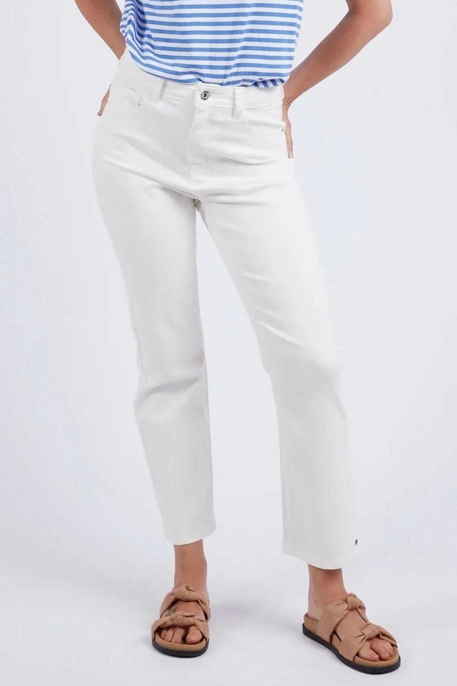 Ada Straight Leg- Vintage White