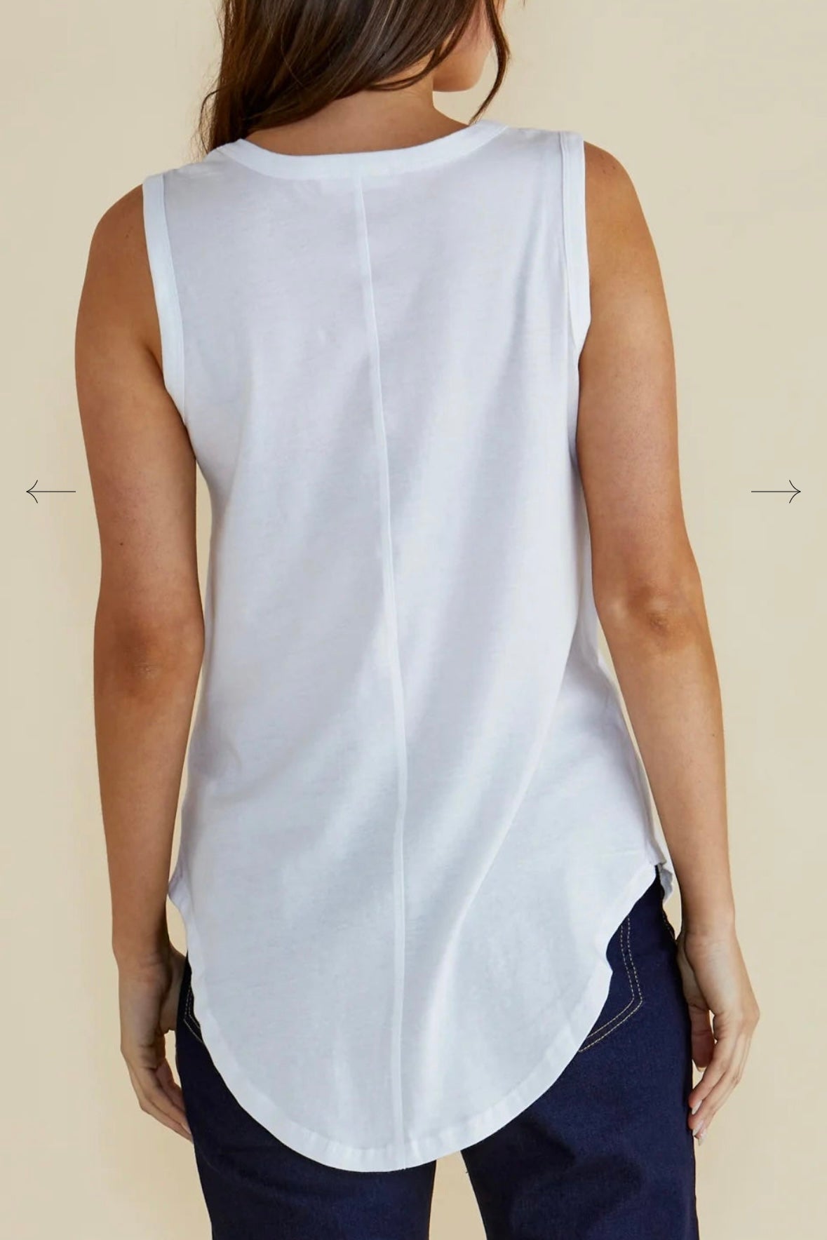 Keira Tank- White