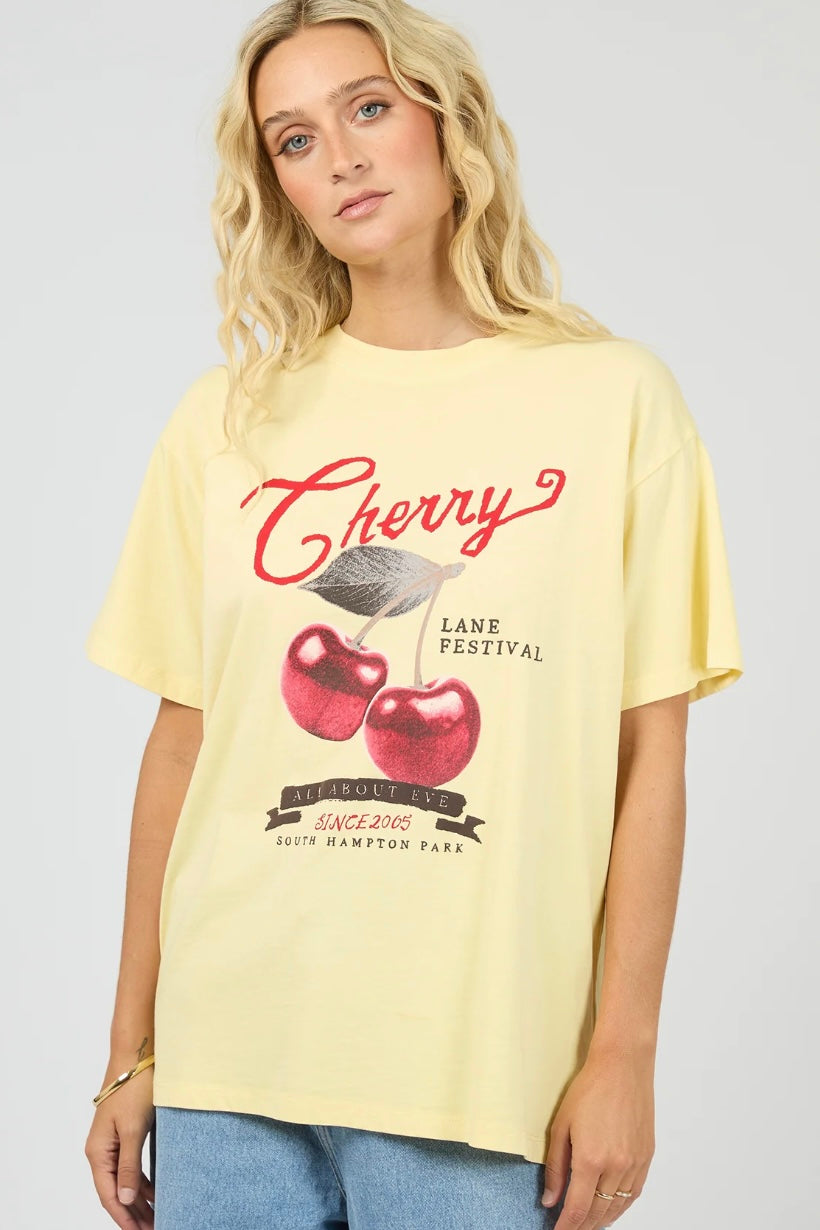 Pippa Relaxed Tee- Yellow