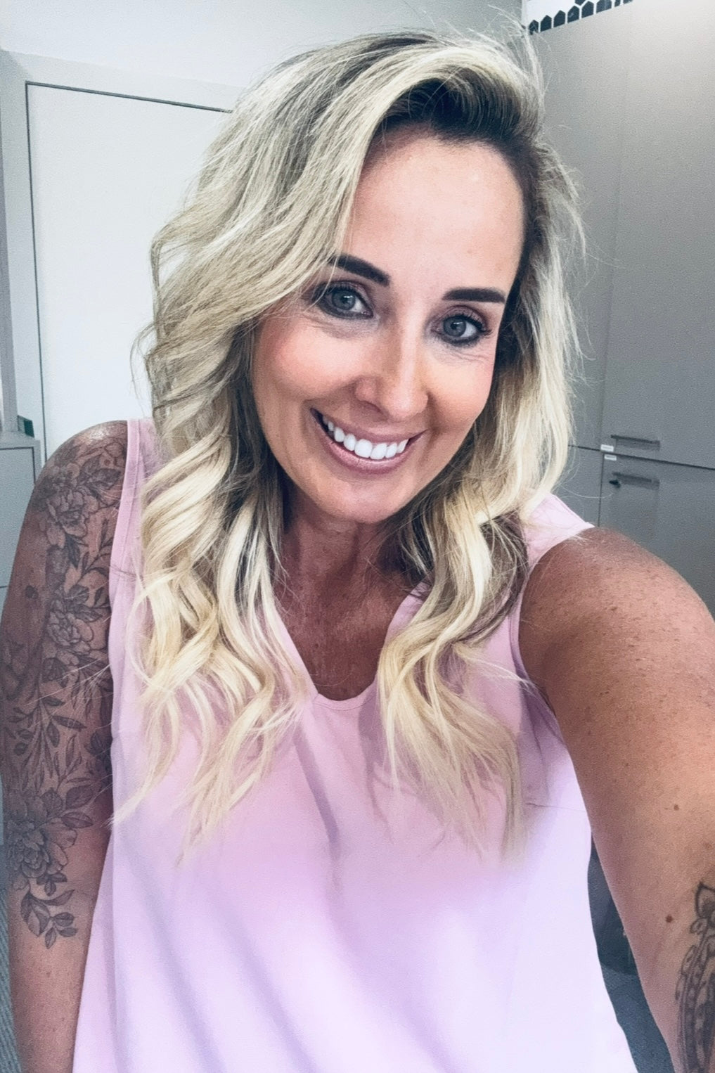 Loose Dressy Tank- Dusty Tank