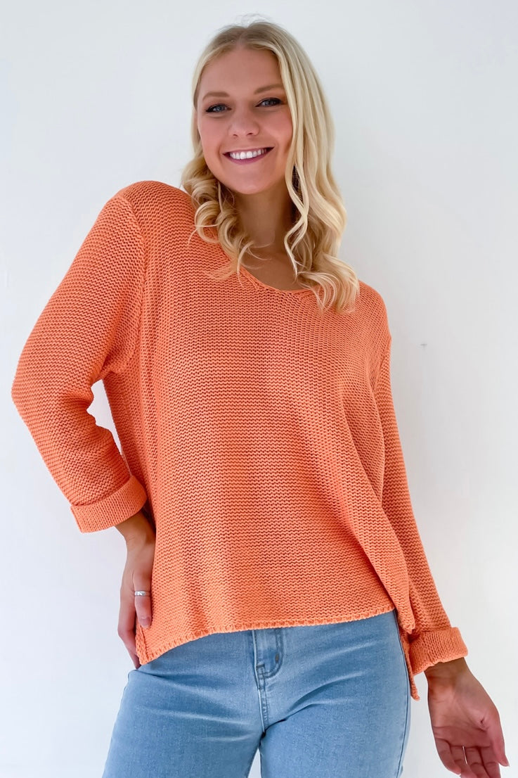 Cindy Knit - Light Orange